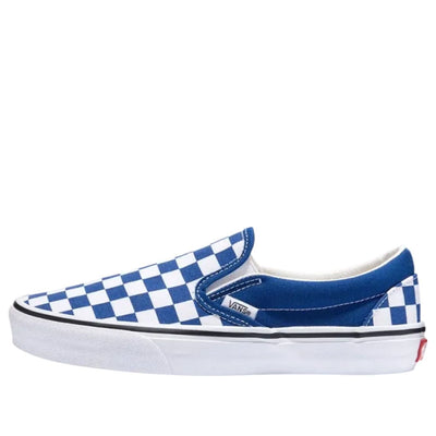 Vans Classic Slip-On Checkerboard 'Blue White'