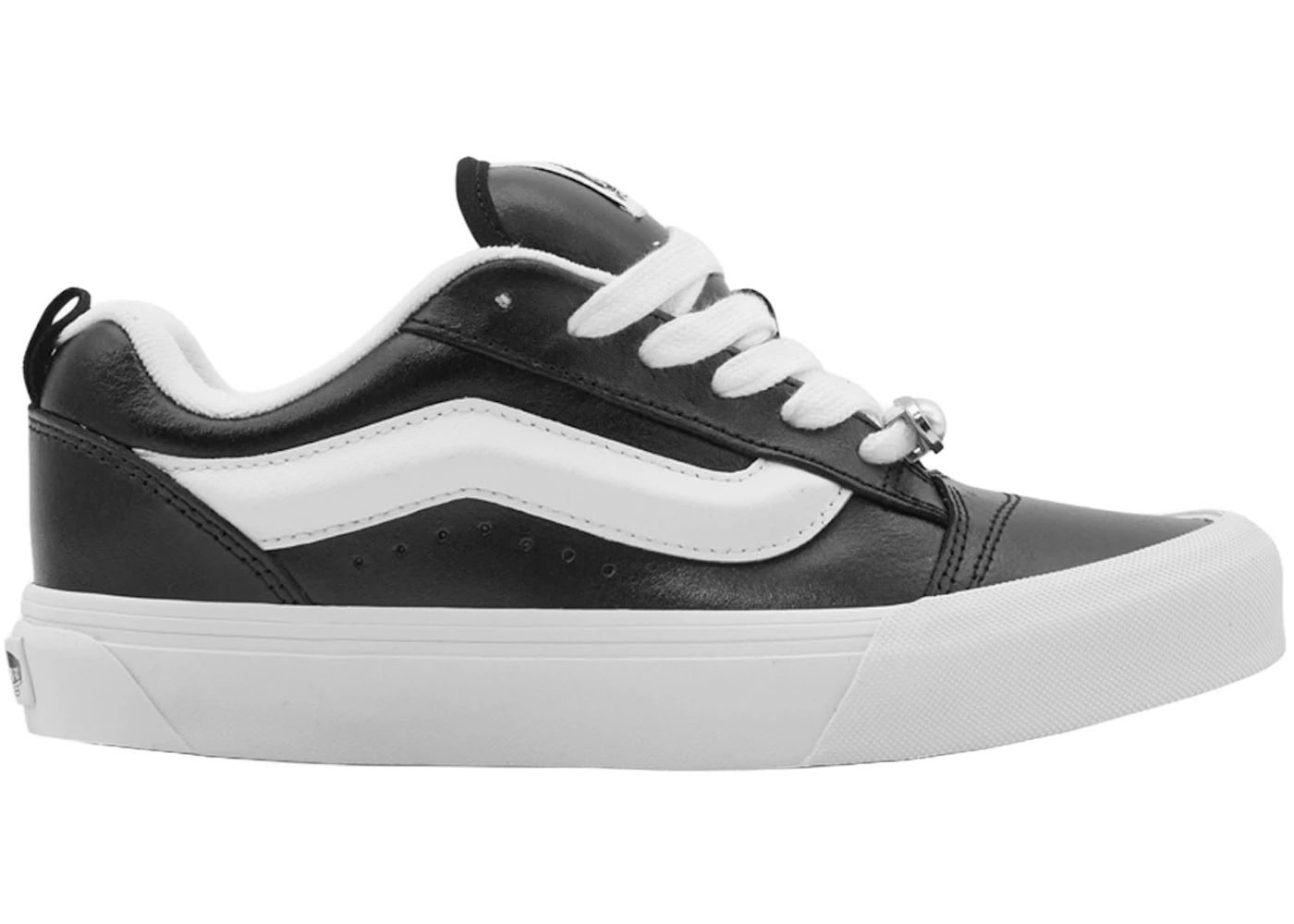 Vans Knu Skool Metallic Leather Black