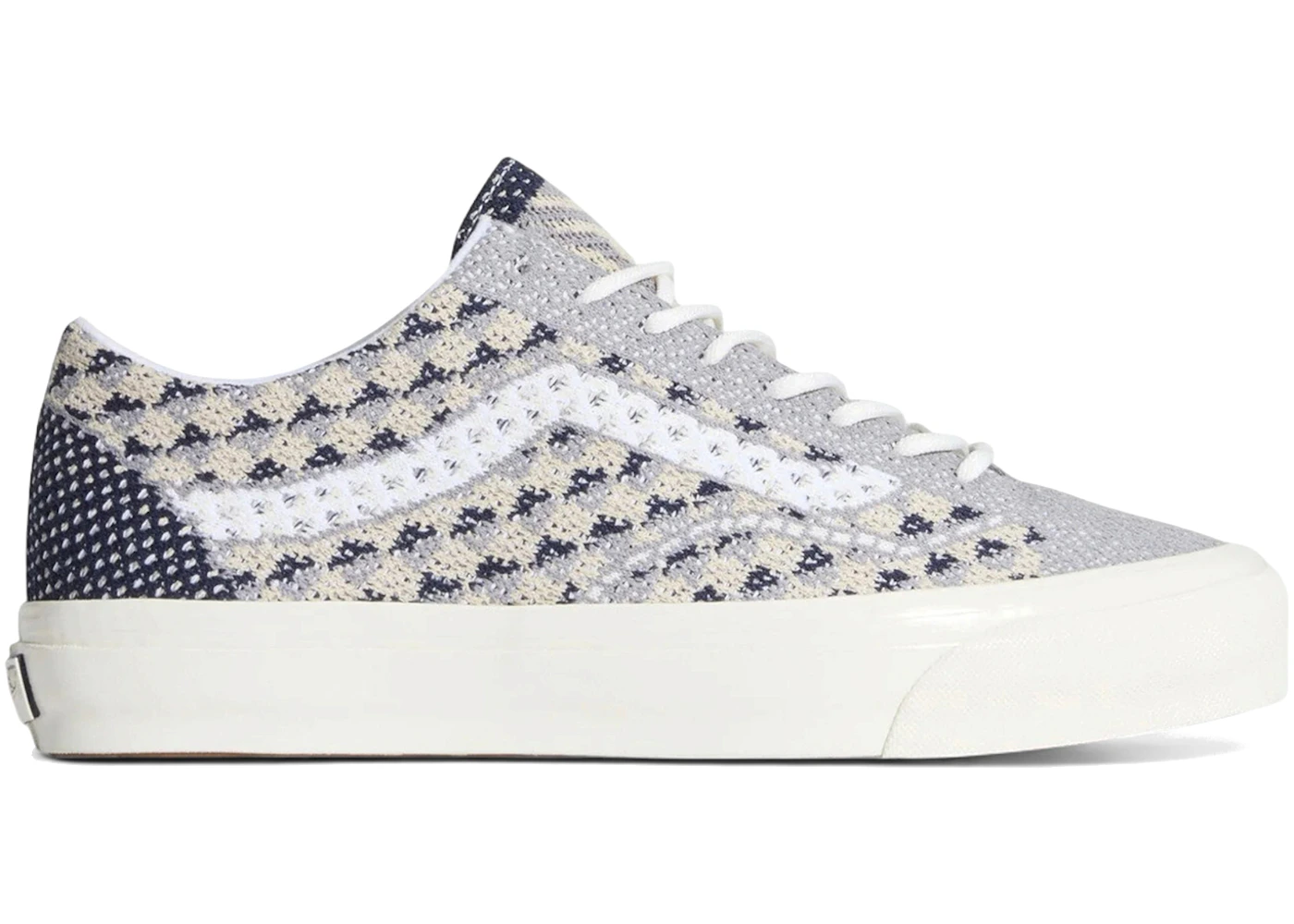 Vans Premium Old Skool 36 Knit Pack Geo Check Frost Grey