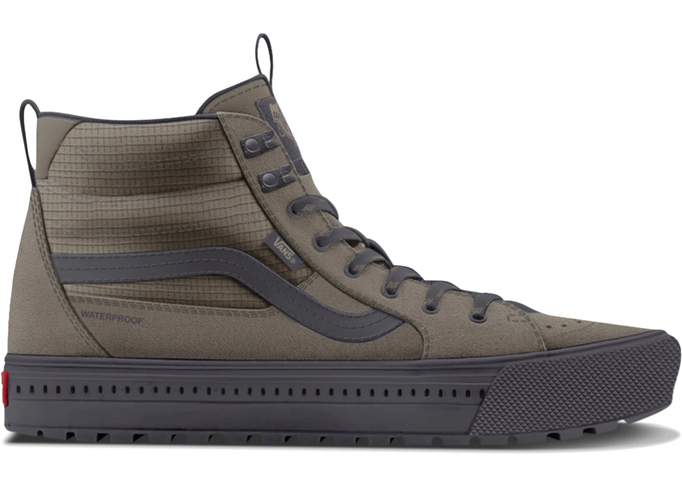 Vans Sk8-Hi MTE Waterproof Ripstop Bungee Cord Brown Black