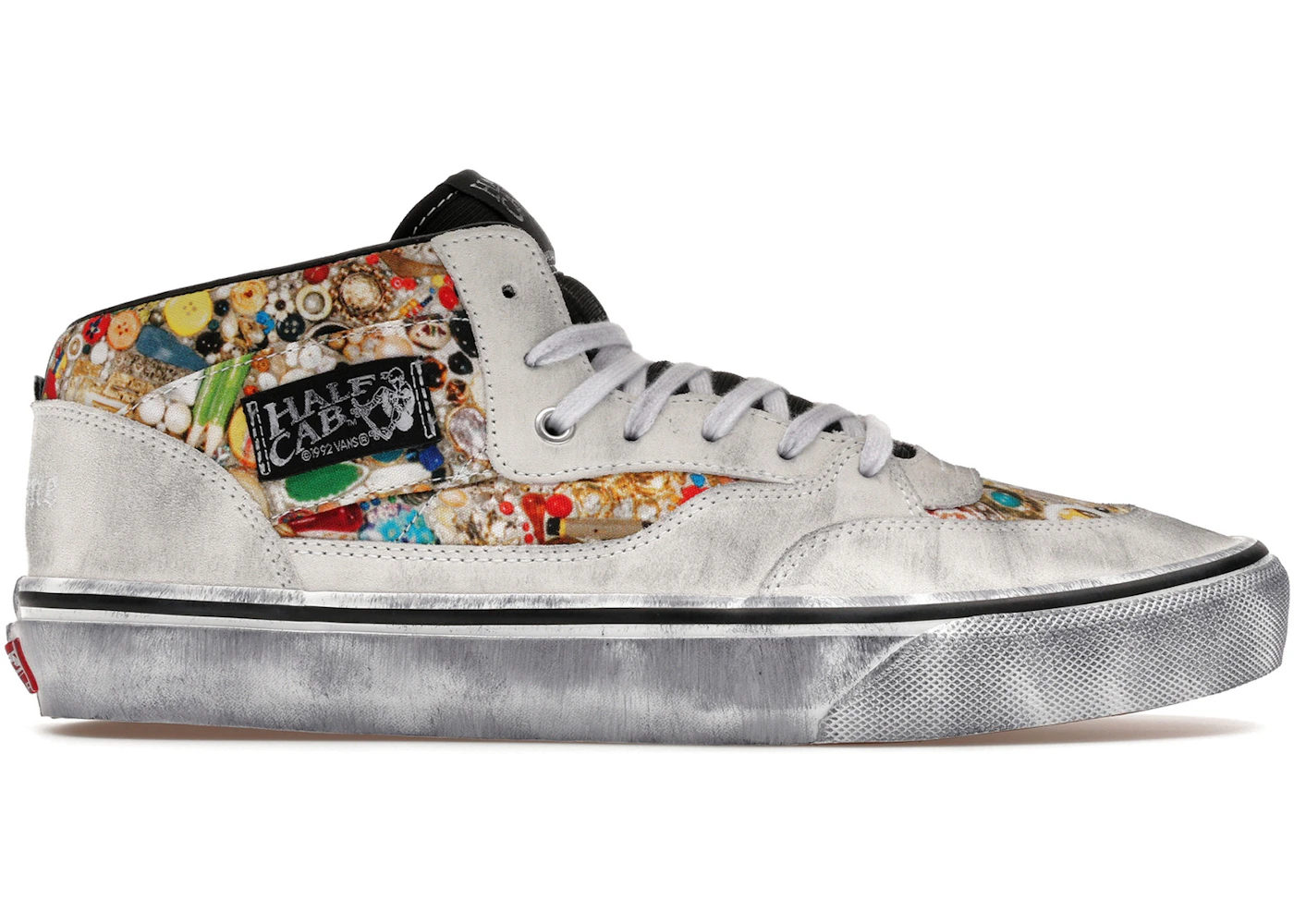 Vans Half Cab Supreme x Mike Kelley White