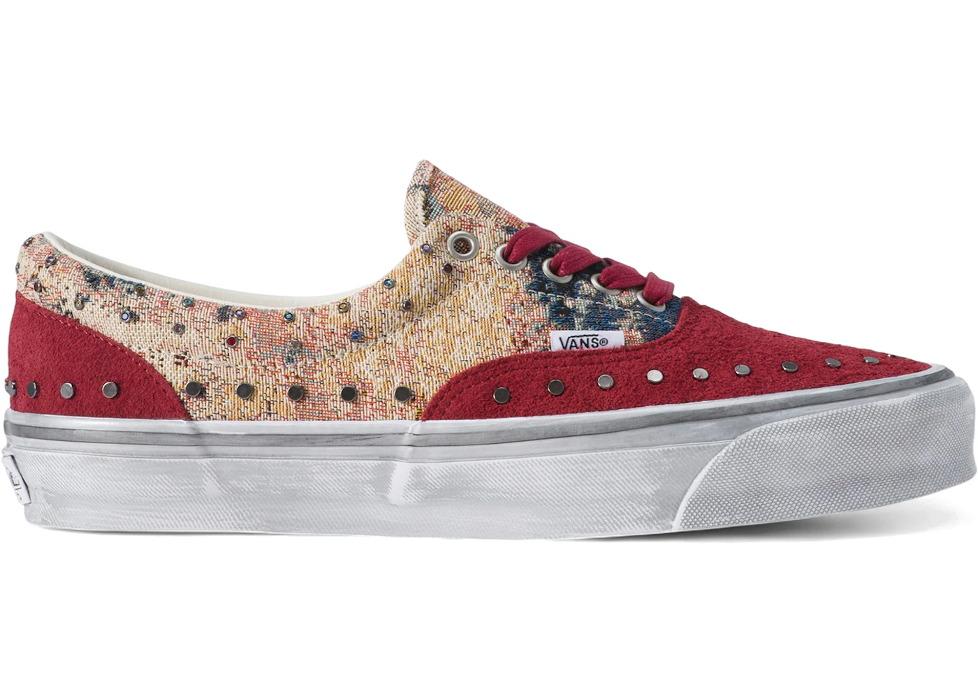 Vans Premium Era Floral Rivets Bordeaux Red