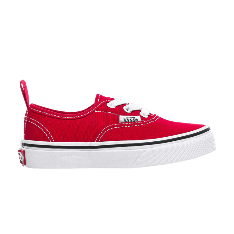 Vans Authentic Elastic Lace Kids 'Racing Red'