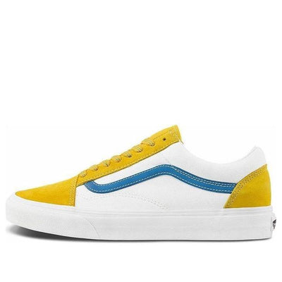 Vans Old Skool White/Yellow/Blue