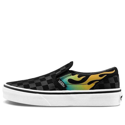 (PS) Vans Classic Slip-On Fire 'Black Grey'