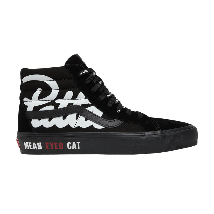 Patta x Vans Vault Sk8-Hi Reissue VLT LX 'Mean Eyed Cat - Black'