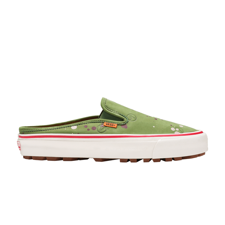 LQQK Studios x Vans OG Mule LX 'Circle V - Splatter Green'