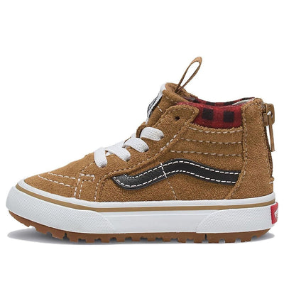 (TD) Vans Sk8-Hi Zip MTE-1 'Plaid Brown Black'