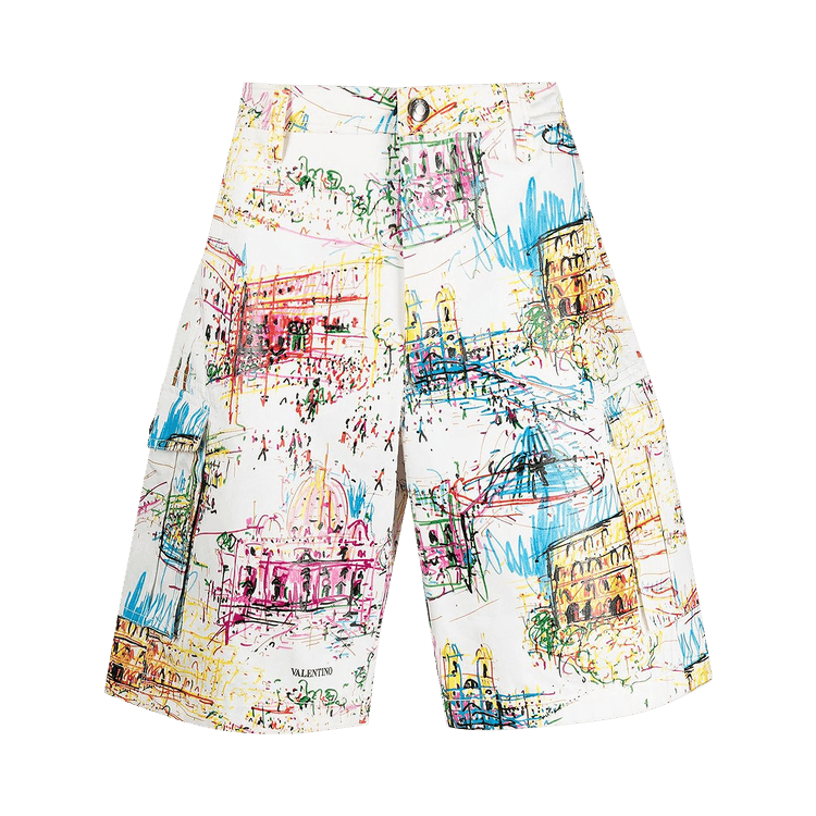 Valentino Bermuda Shorts 'Multicolor'