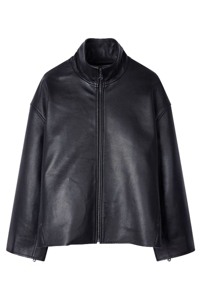 Paul Smith Oversized Leather Jacket