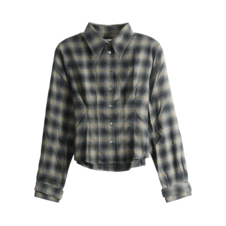Our Legacy Envelope Long-Sleeve Shirt 'Yukon Check Woolton'