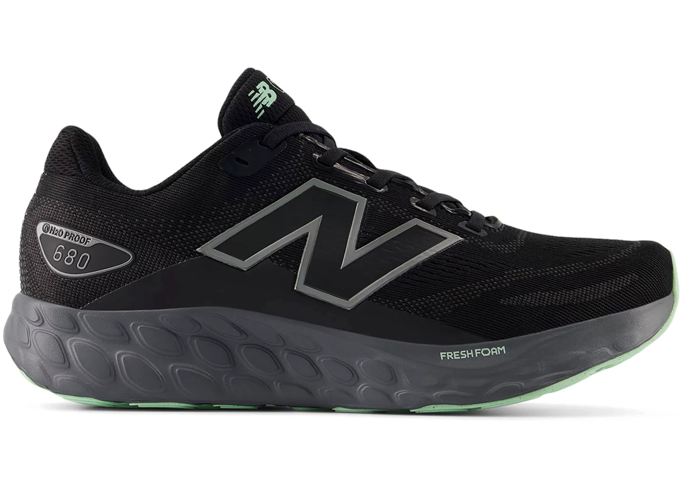 New Balance Fresh Foam 680v8 Waterproof Black Lab Green (Women's)