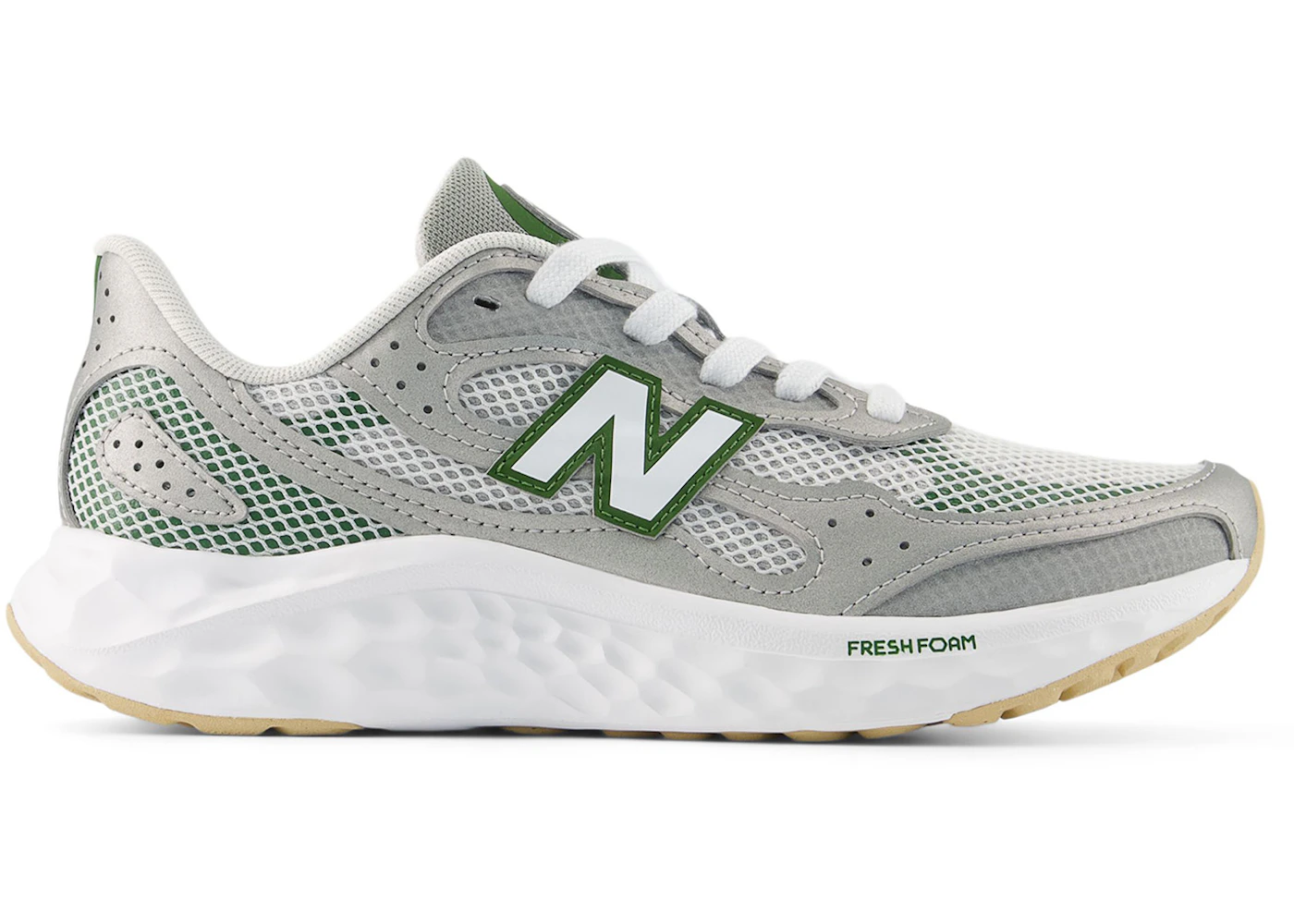 New Balance Fresh Foam Arishi v4 Tiralux Raincloud Silver Metallic Dark Alpine Green (Women's)