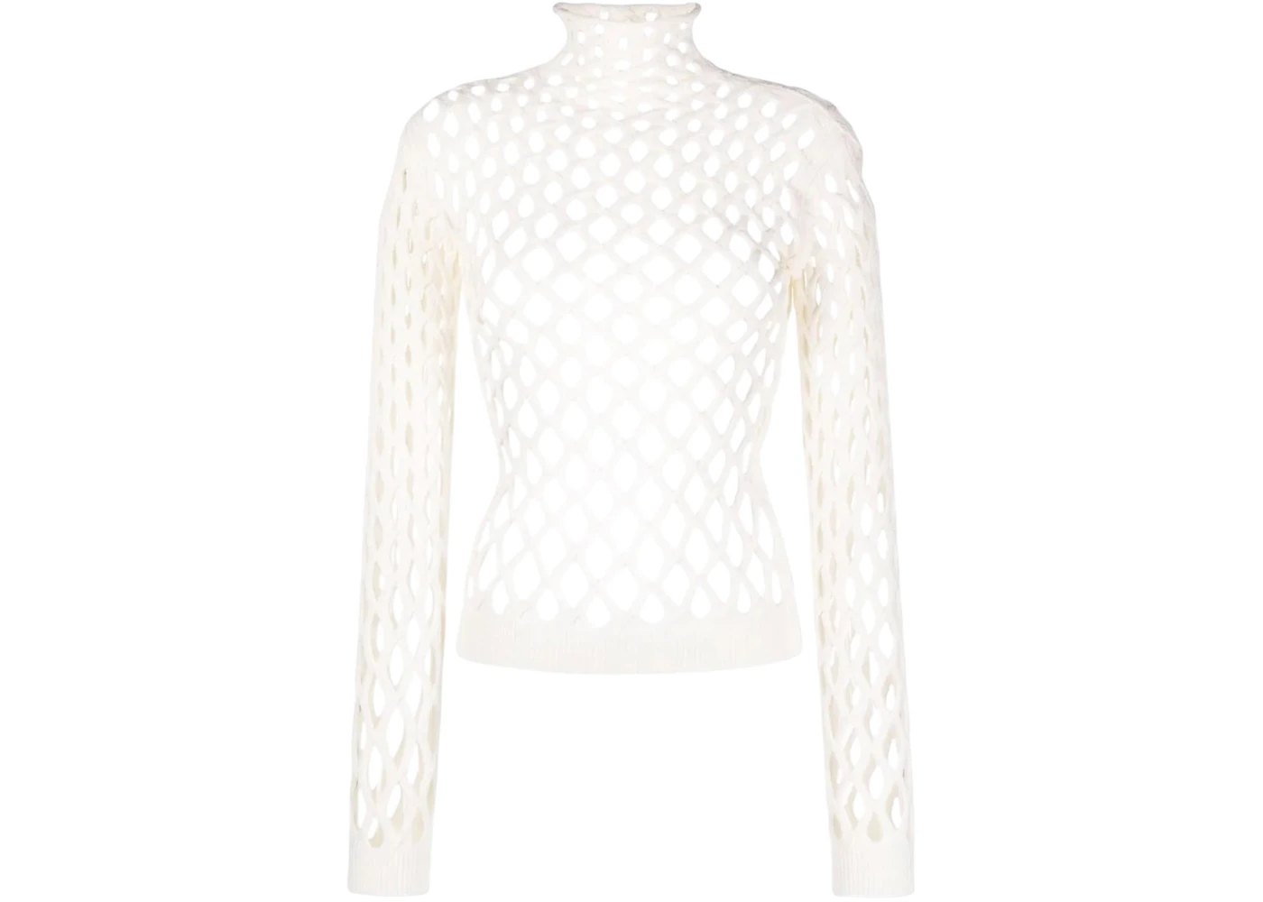 Valentino Women's Cut-Out Knitted Jacket White