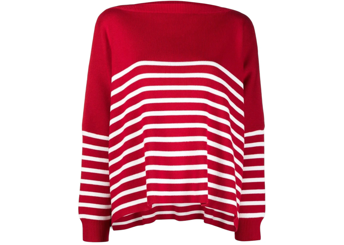 Valentino Women's Horizontal-Stripe Jacket Red
