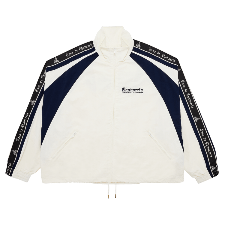 Willy Chavarria Casa De Chavarria Tape Jacket 'Black/White'