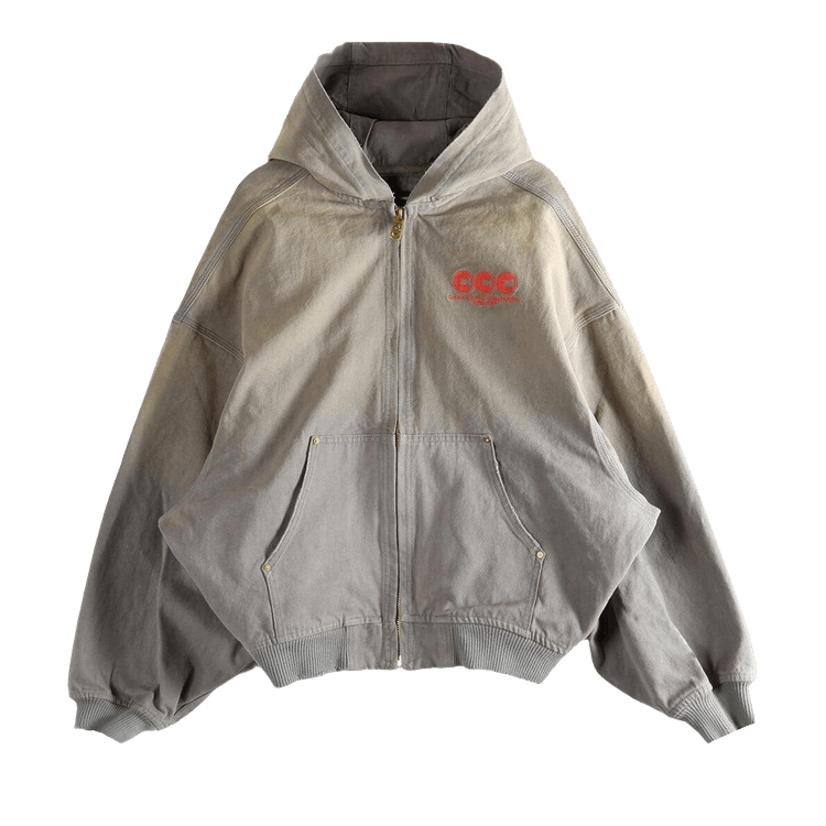 Willy Chavarria Juggernaut Workwear Hoodie 'Concrete'