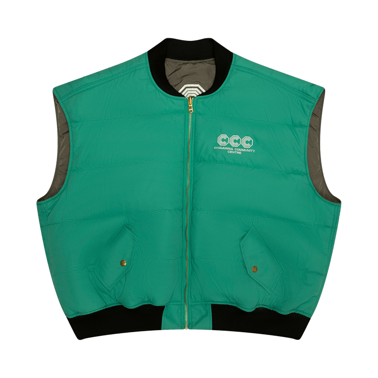 Willy Chavarria Reversible Vest 'Green'