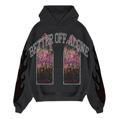 Who Decides War x A Boogie Wit Da Hoodie Better Off Alone Hoodie 'Black'