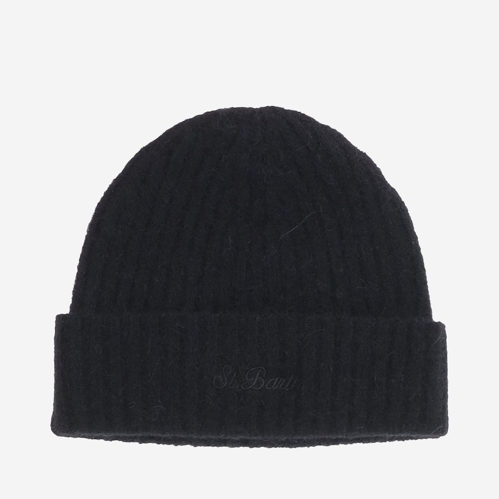 Mc2 Saint Barth Ribbed Turn-Up Beanie Hat