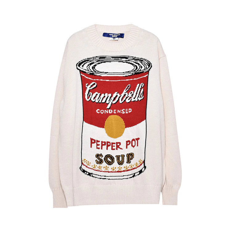 Junya Watanabe Andy Warhol Intarsia Jumper 'White'