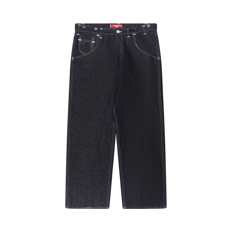Junya Watanabe MAN Linen Denim Trousers 'Denim/Blue'
