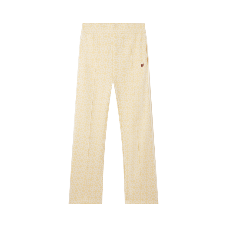 Wales Bonner Jersey Jacquard Shine Track Pants 'Yellow'
