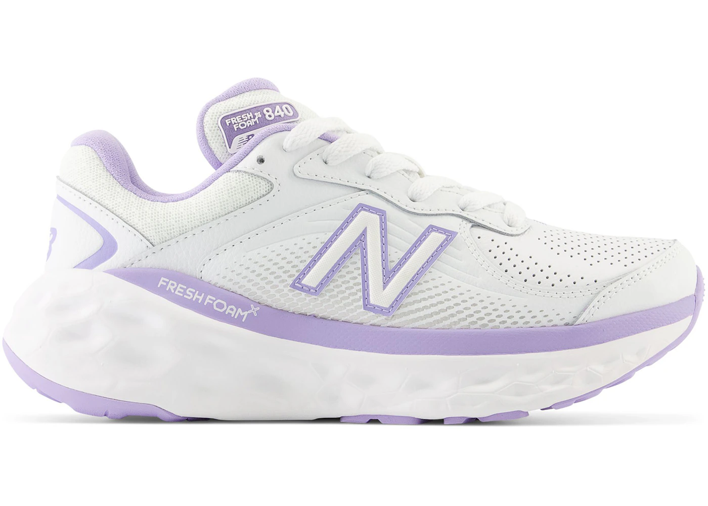 New Balance Fresh Foam 840F White Lilac Glo (Women's)