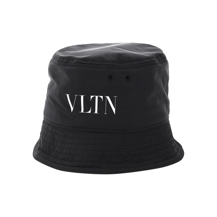 Valentino Logo Print Bucket Hat 'Black'