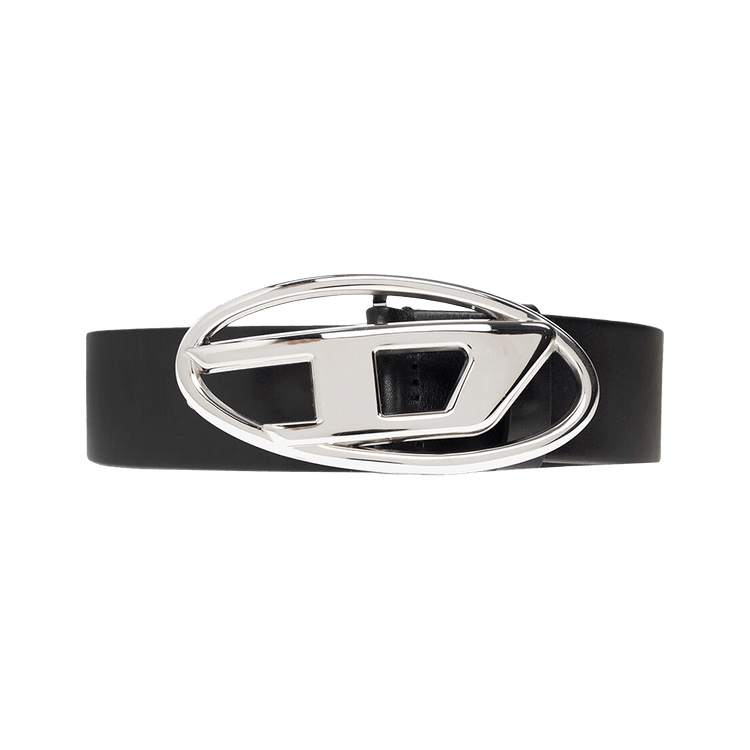 Diesel Leather Buckle Belt 'Black'