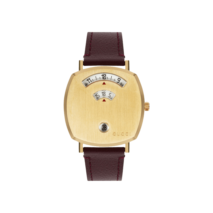 Gucci Grip Leather Watch 'Gold'