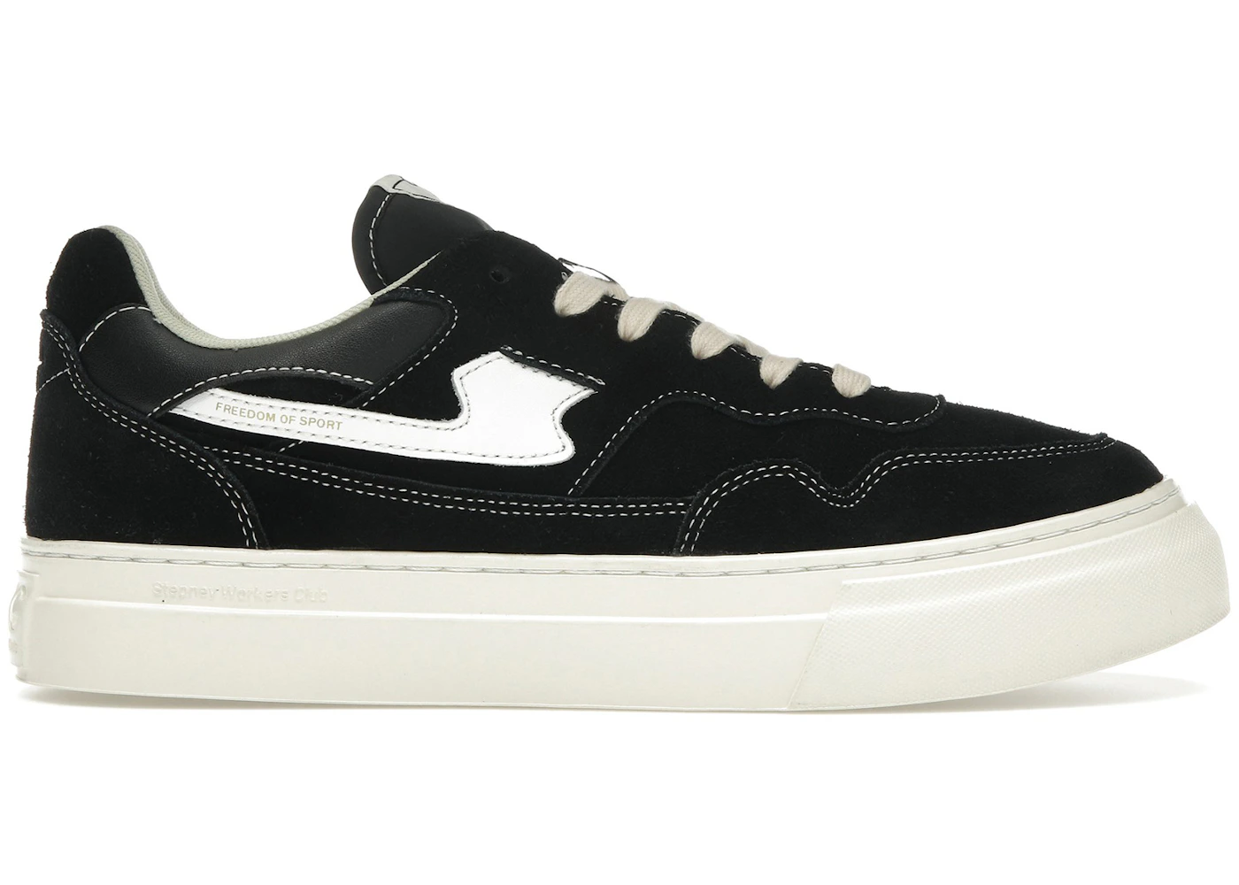 Stepney Workers Club Pearl S-Strike Suede Black White