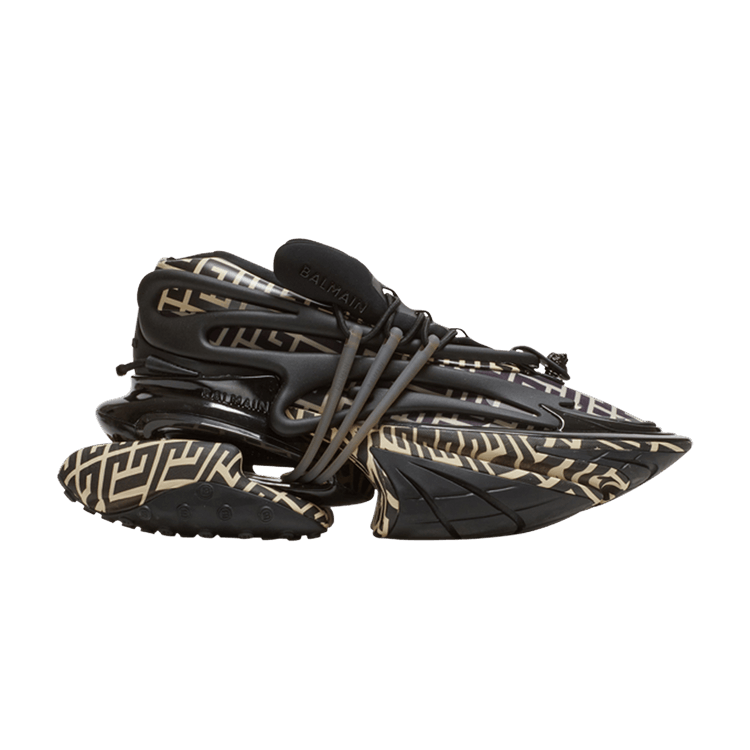 Balmain Unicorn Low 'Ivory Black Monogram'