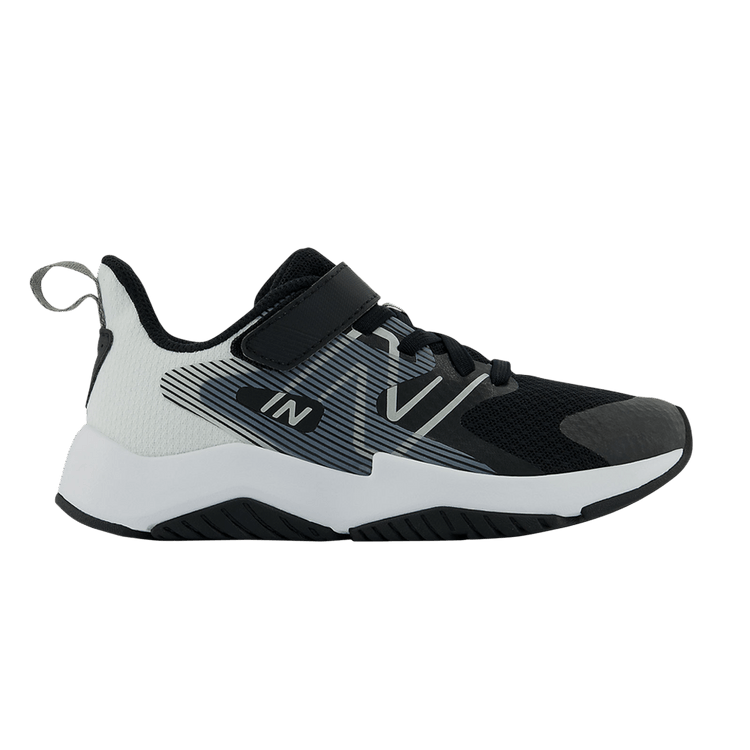 New Balance Rave Run v2 Bungee Lace Big Kid Wide 'Black White'