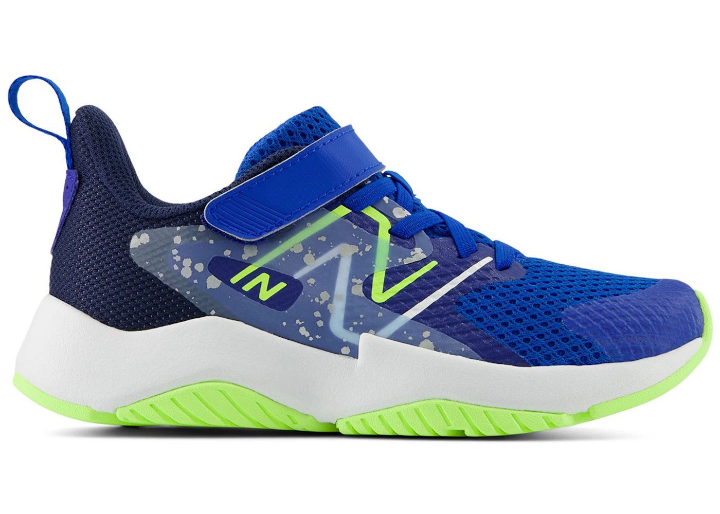 New Balance Rave Run v2 Bungee Lace Team Royal Blue Oasis Bleached Lime Glo (PS)