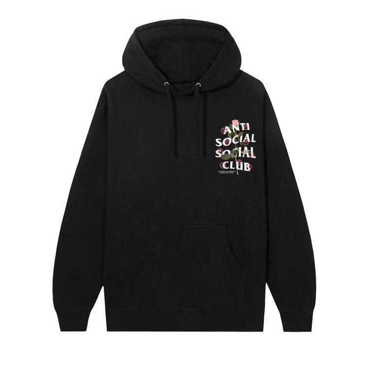 Anti Social Social Club x Sadboyz Pink Rose Hoodie 'Black'