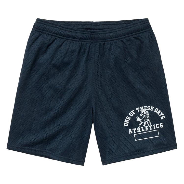One Of These Days Mustang Athletics Mesh Shorts 'Navy'