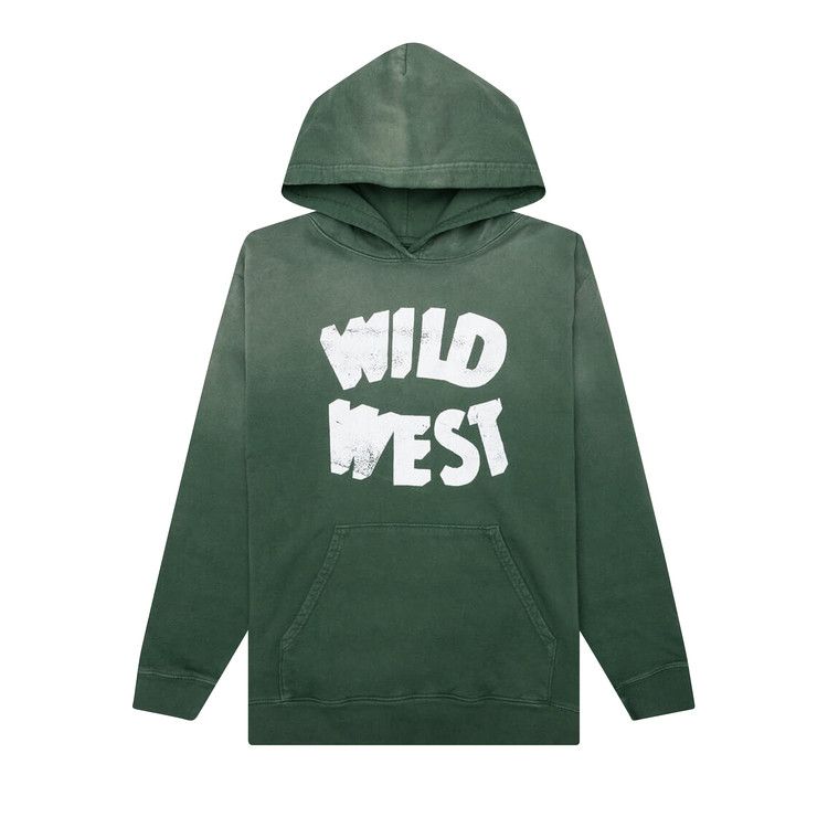 One Of These Days Wild West Hooded Sweatshirt 'Olive Green'