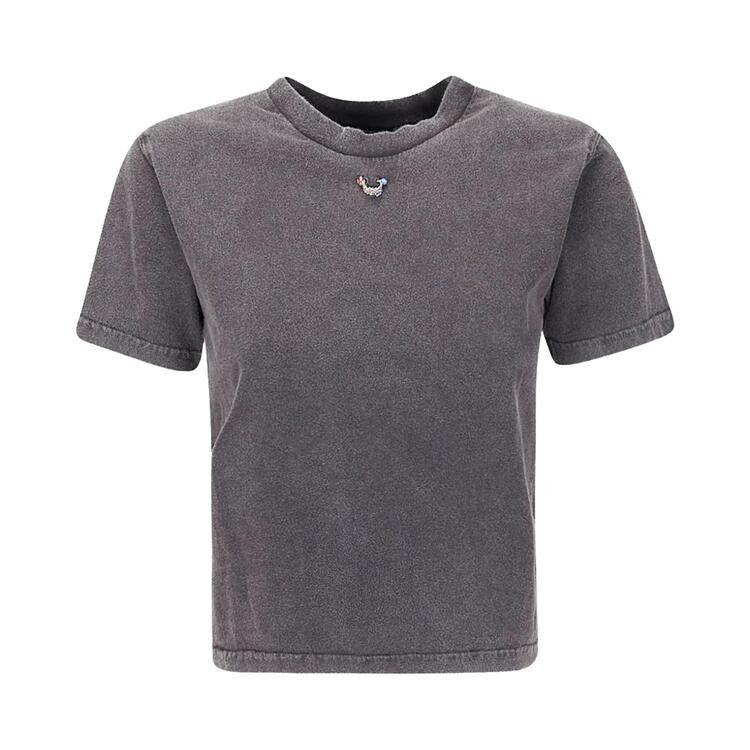 Ottolinger Pierced Fitted T-Shirt 'Black Wash'