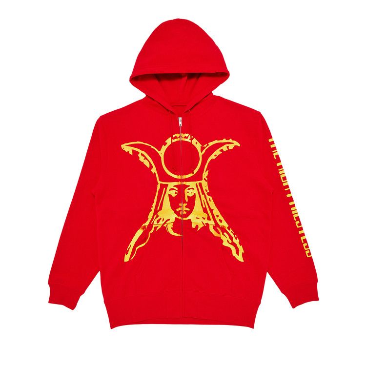 GOAT High Priestess Tarot Zip-Up Hoodie Red/Yellow