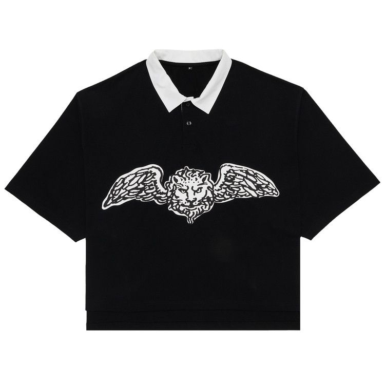 GOAT Winged Lion Polo Black