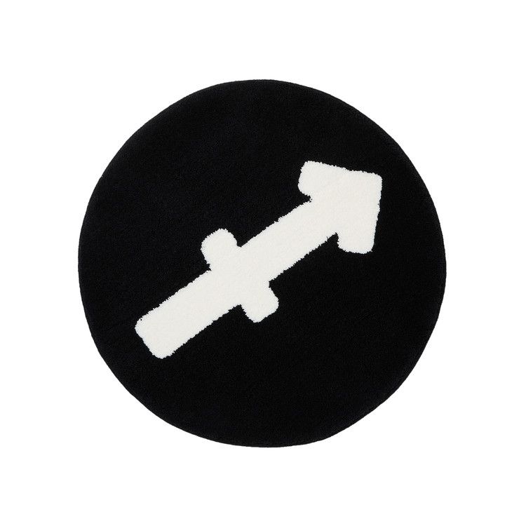 GOAT x Gallery 1950 Horoscope Sagittarius Rug Black/White