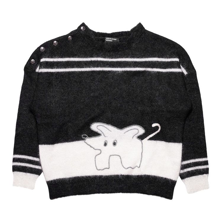 Enfants Riches Déprimés Mohair Rat Sweater 'Black'