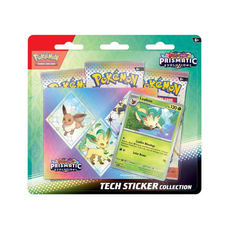Pokèmon Scarlet & Violet: Prismatic Evolutions Tech Sticker Collection 'Leafeon'