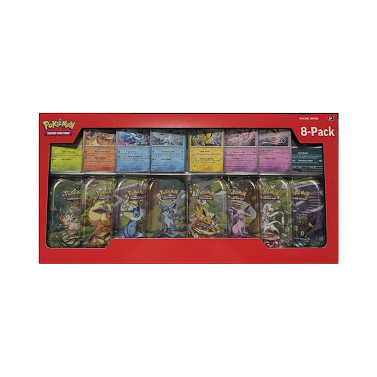Pokémon Scarlet & Violet: Prismatic Evolutions Mini Tins 8-Pack (Costco Exclusive)