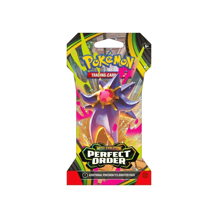 Pokémon Mega Evolution: Perfect Order Sleeved Booster Pack (Mega Starmie Artwork)