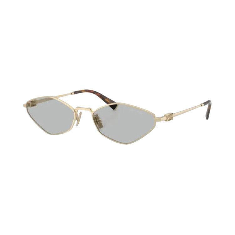 Miu Miu Logo Sunglasses 'Light Grey'