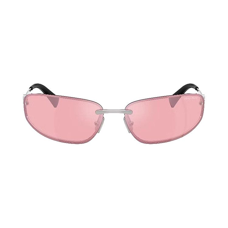 Miu Miu Logo Nocturne Sunglasses 'Mirror Lilac'