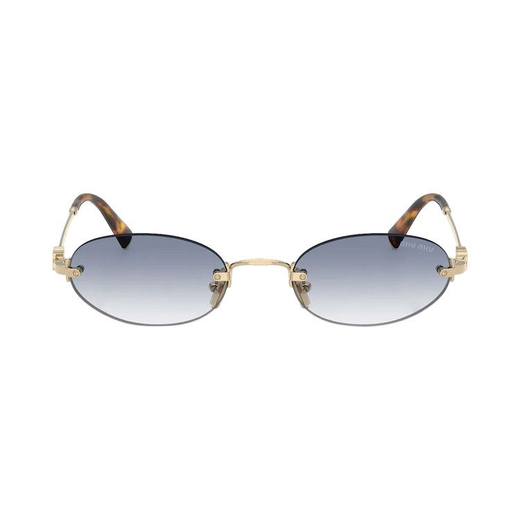 Miu Miu Logo Sunglasses 'Indigo'
