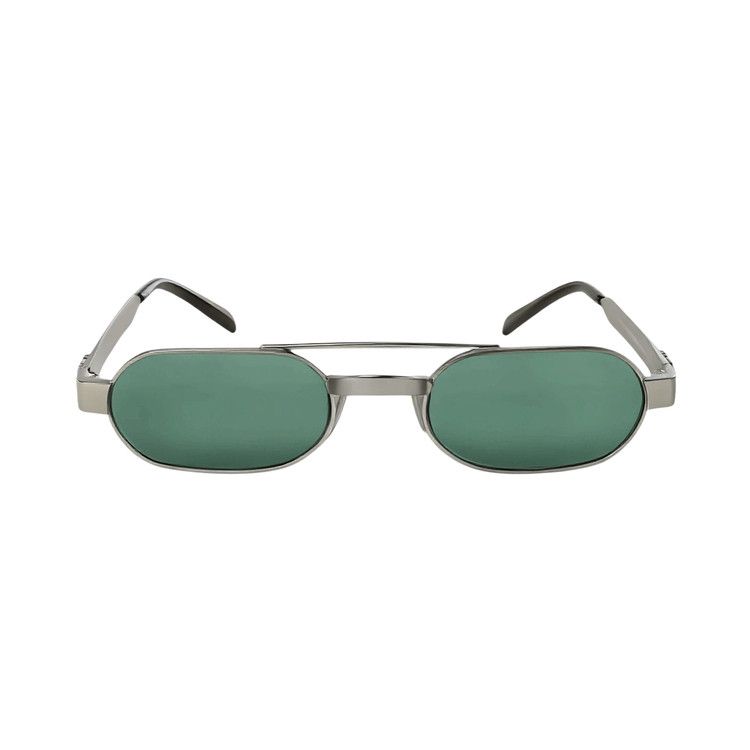 Miu Miu Envie Sunglasses 'Ancient Silver/Green'